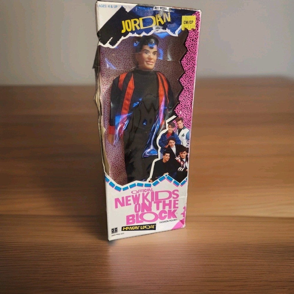 Jordan New Kids on the Block Doll Hangin' Loose Fashion Figure 1990 Hasbro
